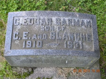GARMAN, C. EDGAR - Floyd County, Iowa | C. EDGAR GARMAN 