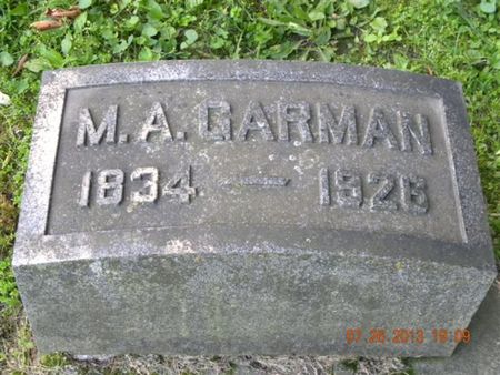 GARMAN, M. A. - Floyd County, Iowa | M. A. GARMAN 