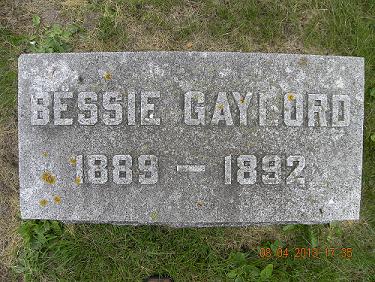 GAYLORD, BESSIE - Floyd County, Iowa | BESSIE GAYLORD 