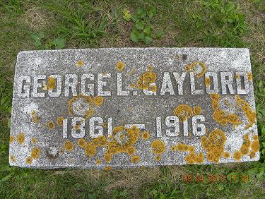 GAYLORD, GEORGE L. - Floyd County, Iowa | GEORGE L. GAYLORD 