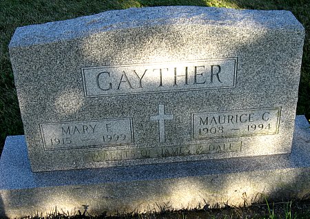 GAYTHER, MAURICE C. - Floyd County, Iowa | MAURICE C. GAYTHER 