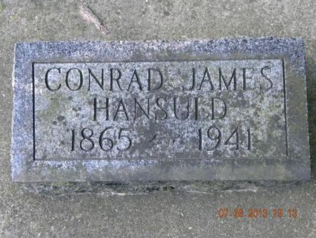 HANSULD, CONRAD JAMES - Floyd County, Iowa | CONRAD JAMES HANSULD 