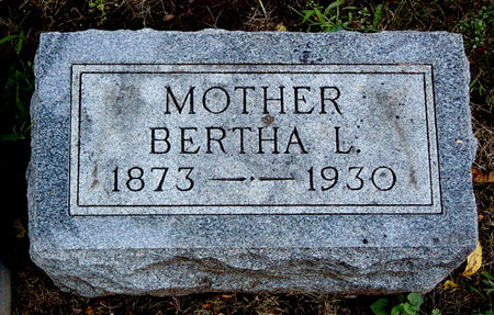 STIEHL HARTZ, BERTHA L. - Floyd County, Iowa | BERTHA L. STIEHL HARTZ 