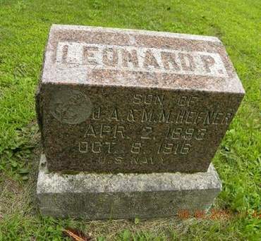 HEFNER, LEONARD P. - Floyd County, Iowa | LEONARD P. HEFNER 