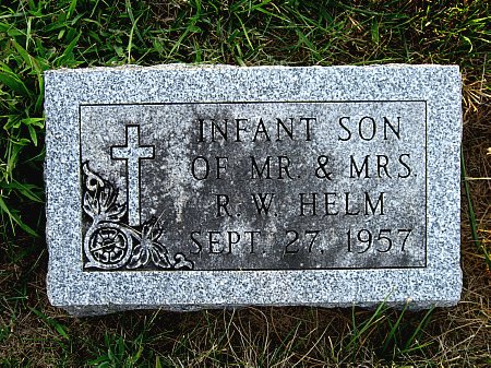 HELM, INFANT SON - Floyd County, Iowa | INFANT SON HELM 