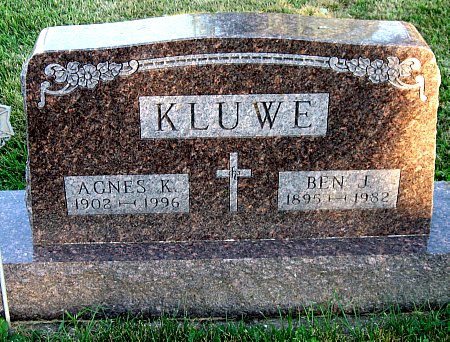 KLUWE, AGNES K. - Floyd County, Iowa | AGNES K. KLUWE 