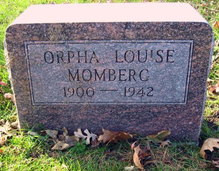 MOMBERG, ORPHA LOUISE - Floyd County, Iowa | ORPHA LOUISE MOMBERG 