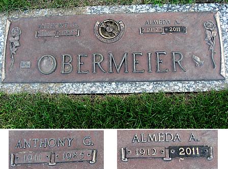 OBERMEIER, ALMEDA A. - Floyd County, Iowa | ALMEDA A. OBERMEIER 