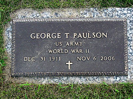 PAULSON, GEORGE T. - Floyd County, Iowa | GEORGE T. PAULSON 