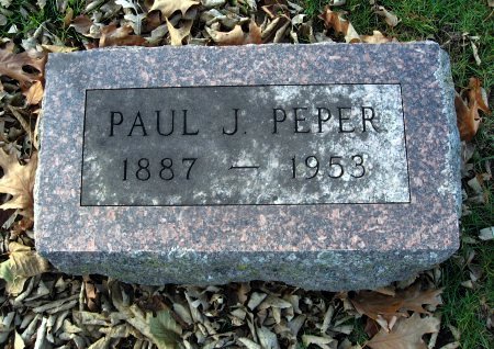 PEPER, PAUL J. - Floyd County, Iowa | PAUL J. PEPER 