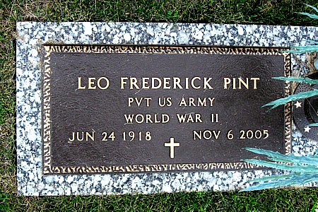 PINT, LEO FREDERICK (MIL) - Floyd County, Iowa | LEO FREDERICK (MIL) PINT 