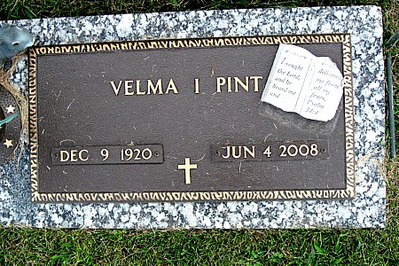 PINT, VELMA I. - Floyd County, Iowa | VELMA I. PINT 
