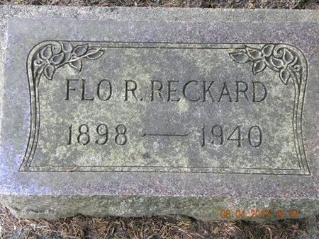 RECKARD, FLO R. - Floyd County, Iowa | FLO R. RECKARD 