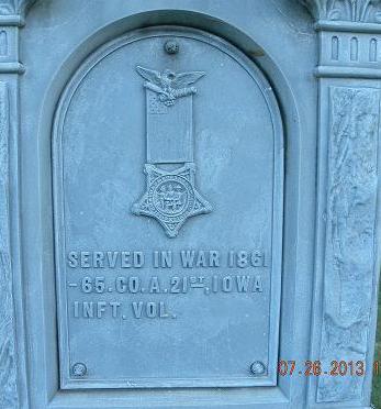 REED, W. B. (MIL.) - Floyd County, Iowa | W. B. (MIL.) REED 