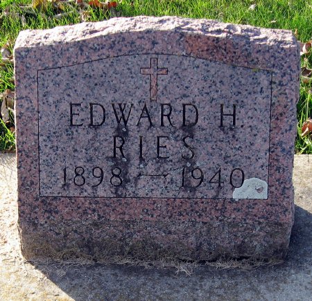RIES, EDWARD H. - Floyd County, Iowa | EDWARD H. RIES 