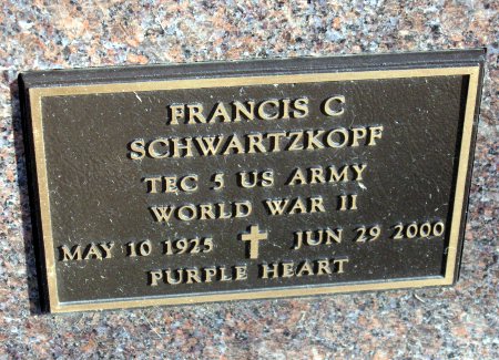 SCHWARTZKOPF, FRANCIS C. (MILITARY) - Floyd County, Iowa | FRANCIS C. (MILITARY) SCHWARTZKOPF 