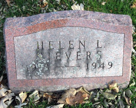 SIEVERS, HELEN L. - Floyd County, Iowa | HELEN L. SIEVERS 