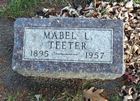 TEETER, MABEL L. - Floyd County, Iowa | MABEL L. TEETER 
