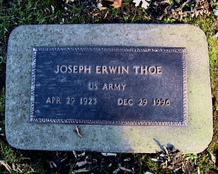 THOE, JOSEPH ERWIN, (MIL.) - Floyd County, Iowa | JOSEPH ERWIN, (MIL.) THOE 