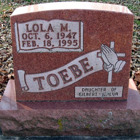TOEBE, LOLA M. - Floyd County, Iowa | LOLA M. TOEBE 