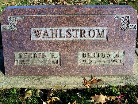 WAHLSTROM, REUBEN E. - Floyd County, Iowa | REUBEN E. WAHLSTROM 