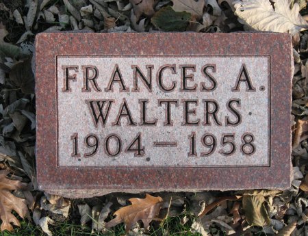 WALTERS, FRANCES A. - Floyd County, Iowa | FRANCES A. WALTERS 