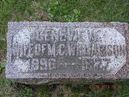 WILLIAMSON, GENEVIEVE - Floyd County, Iowa | GENEVIEVE WILLIAMSON 