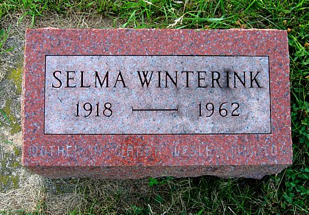 WINTERINK, SELMA - Floyd County, Iowa | SELMA WINTERINK 