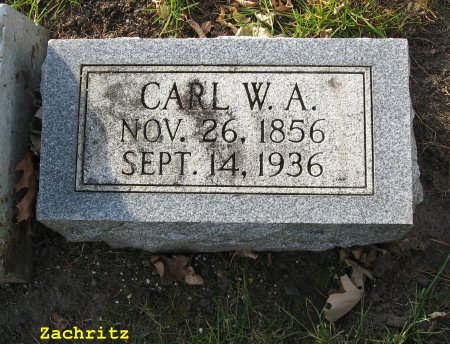 ZACHRITZ, CARL W.A. - Floyd County, Iowa | CARL W.A. ZACHRITZ 