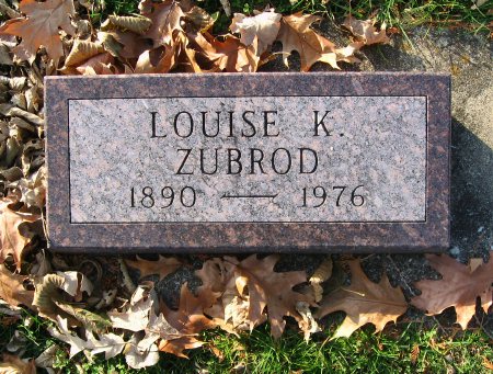 ZUBROD, LOUISE K. - Floyd County, Iowa | LOUISE K. ZUBROD 