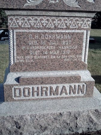 DOHRMANN, G.H. - Franklin County, Iowa | G.H. DOHRMANN 