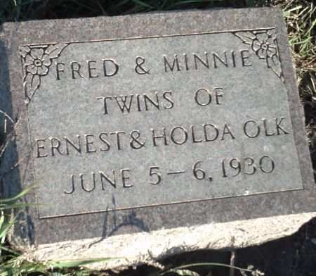 OLK, MINNIE - Franklin County, Iowa | MINNIE OLK 