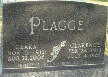 PLAGGE, CLARA - Franklin County, Iowa | CLARA PLAGGE 