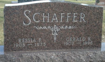 SCHAFFER, GERALD K. - Franklin County, Iowa | GERALD K. SCHAFFER 