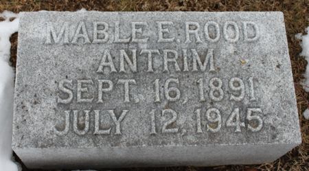 ROOD ANTRIM, MABLE - Fremont County, Iowa | MABLE ROOD ANTRIM 