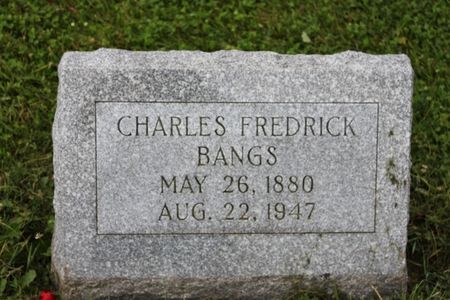 BANGS, CHARLES FREDERICK - Fremont County, Iowa | CHARLES FREDERICK BANGS 