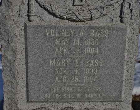 BASS, MARY E - Fremont County, Iowa | MARY E BASS 