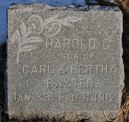 BAXTER, HAROLD C - Fremont County, Iowa | HAROLD C BAXTER 