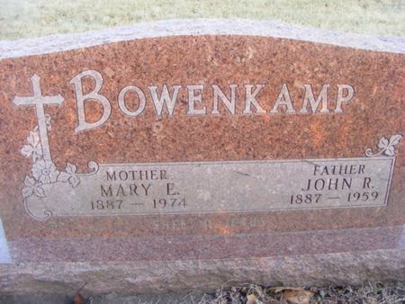 BOWENKAMP, MARY E - Fremont County, Iowa | MARY E BOWENKAMP 