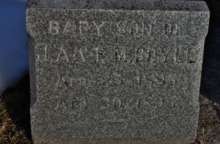 BOYLE, INFANT - Fremont County, Iowa | INFANT BOYLE 