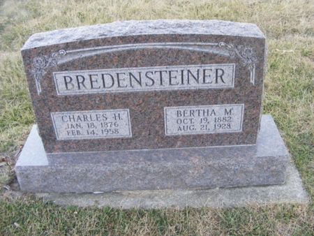 BREDENSTEINER, BERTHA M - Fremont County, Iowa | BERTHA M BREDENSTEINER 