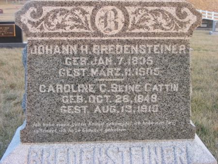 SEINE BREDENSTEINER, CAROLINE C - Fremont County, Iowa | CAROLINE C SEINE BREDENSTEINER 