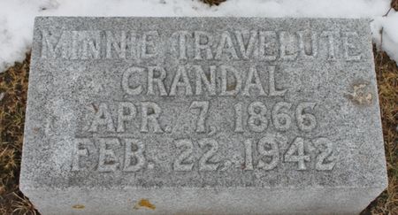 TRAVELUTE CRANDAL, MINNIE - Fremont County, Iowa | MINNIE TRAVELUTE CRANDAL 
