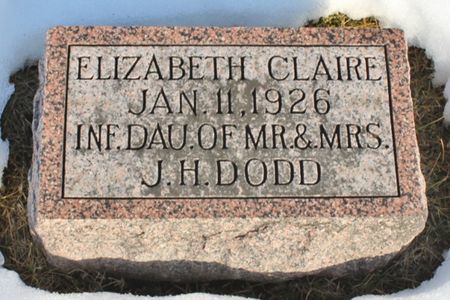 DODD, ELIZABETH CLAIRE - Fremont County, Iowa | ELIZABETH CLAIRE DODD 