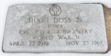 DOSS, HUGH JR - Fremont County, Iowa | HUGH JR DOSS 