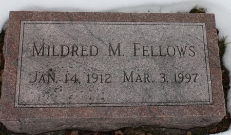 FELLOWS, MILDRED M - Fremont County, Iowa | MILDRED M FELLOWS 