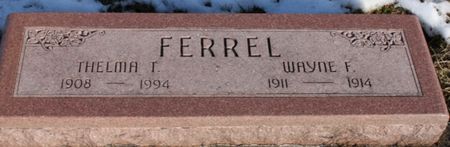 FERREL, THELMA T - Fremont County, Iowa | THELMA T FERREL 