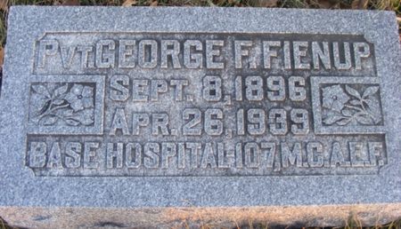 FIENUP, GEORGE, PVT. - Fremont County, Iowa | GEORGE, PVT. FIENUP 
