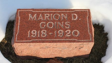 GOINS, MARION D - Fremont County, Iowa | MARION D GOINS 