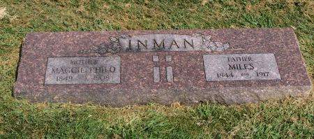 INMAN, MAGGIE A - Fremont County, Iowa | MAGGIE A INMAN 